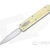 D Rocket Design Zulu Spear Aluminum Bronze Top Satin M390 OTF Automatic
