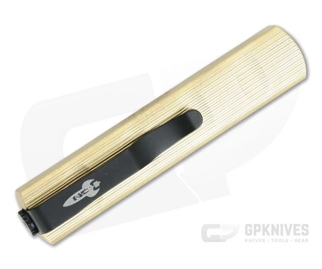 D Rocket Design Zulu Spear Aluminum Bronze DLC M390 OTF Automatic - Image 2