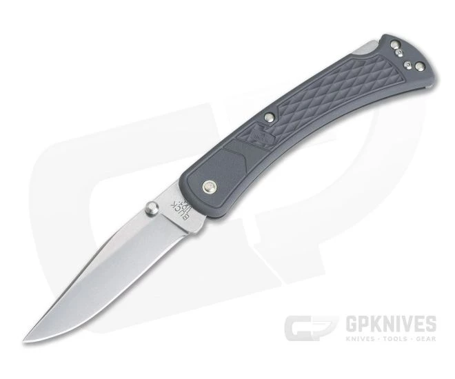 Buck 110 Slim Select Gray Folding Lock Back 0110GYS2
