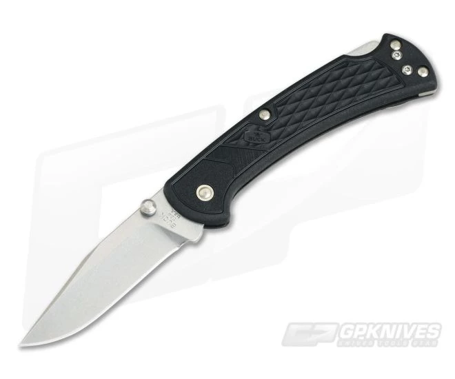 Buck 112 Slim Select Ranger Black Folding Lock Back 0112BKS1