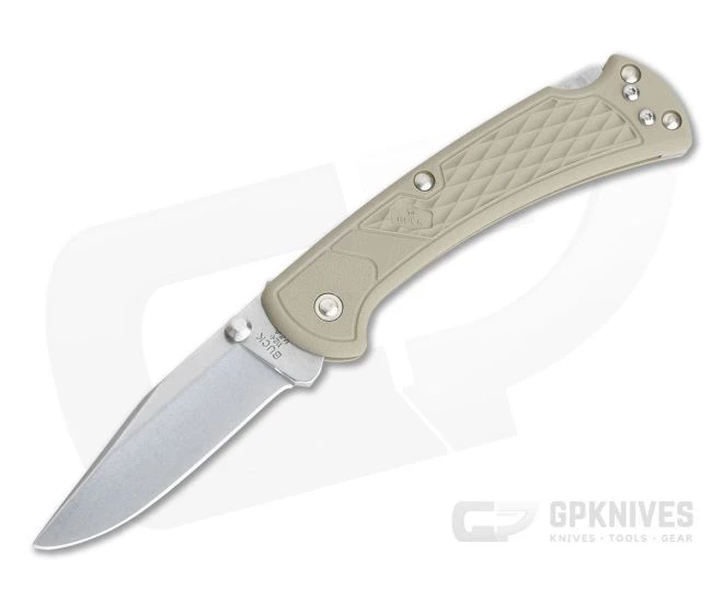 Buck 112 Slim Select Ranger Tan Folding Lock Back 0112BRS2