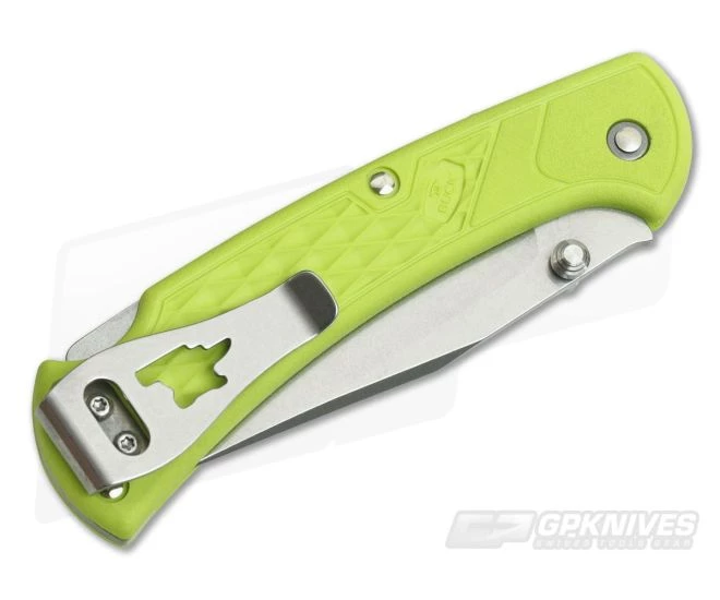 Buck 112 Slim Select Ranger Chartreuse Folding Lock Back 0112GRS1 - Image 2