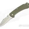 Buck 112 Slim Pro Ranger OD Green Canvas Micarta S30V Folding Lock Back 0112ODS6
