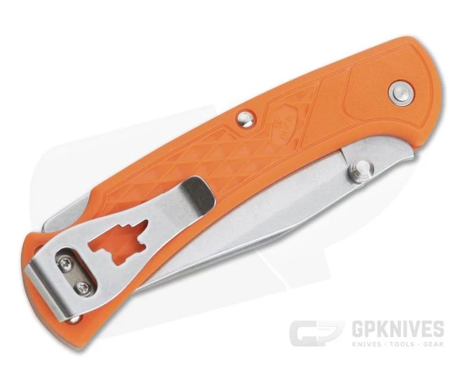 Buck 112 Slim Select Ranger Blaze Orange Folding Lock Back 0112ORS2 - Image 2