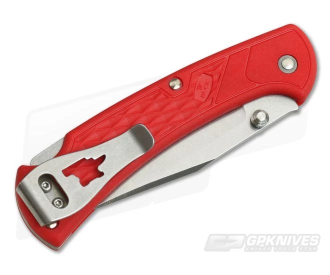 Buck 112 Slim Select Ranger Red Folding Lock Back 0112RDS2 - Image 2