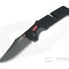SOG Trident AT Black & Red Plain PVD D2 Black GRN AT-XR Lock Assisted Folder 11-12-01-57