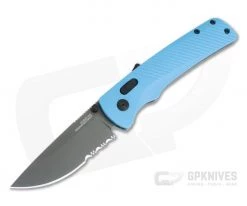 SOG Flash AT Civic Cyan Serrated PVD D2 AT-XR Lock Assisted Folder 11-18-04-57