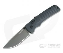 SOG Flash AT Urban Grey Serrated PVD D2 AT-XR Lock Assisted Folder 11-18-06-57