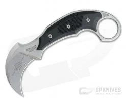 Microtech Iconic Fixed Karambit Left Hand Carry Stonewashed 204P 118-10L