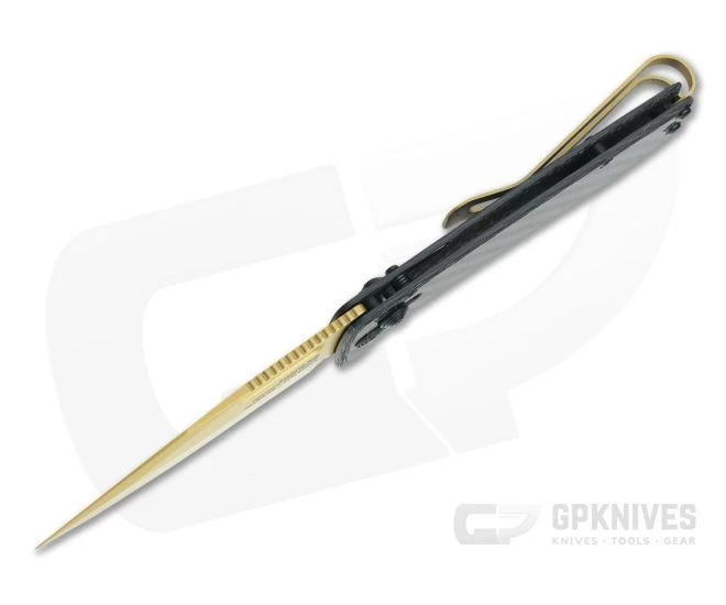 SOG Ultra XR Carbon & Gold S35VN Ultralight Carbon Fiber XR Lock Folder 12-63-02-57 - Image 3