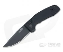 SOG TAC AU Blackout Plain D2 AU-XR Lock Automatic Folder 15-38-01-57