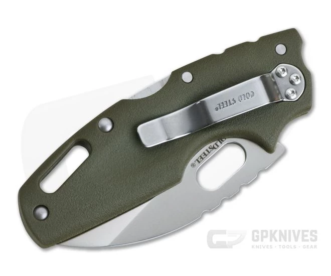 Cold Steel Tuff Lite OD Green Plain Edge Wharncliffe Back Lock Folder 20LTG - Image 2