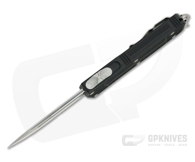 Microtech Scarab II S/E Stonewashed M390 Drop Point Black OTF Automatic Knife 278-10 - Image 3