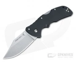 Cold Steel Mini Recon 1 Clip Point Stonewashed AUS-10A Black GRN Tri-Ad Lock Folder 27BAC