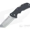 Cold Steel Mini Recon 1 Tanto Point Stonewashed AUS-10A Black GRN Tri-Ad Lock Folder 27BAT