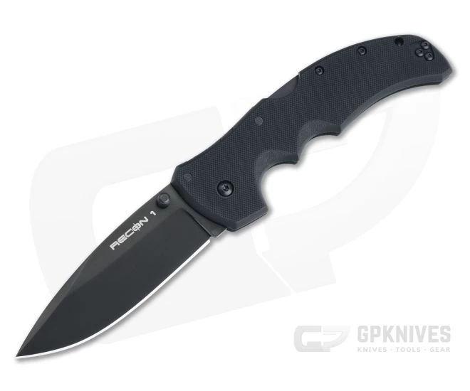 Cold Steel Recon 1 Spear Point Black S35VN G10 Tri-Ad Back Lock Folder 27BS