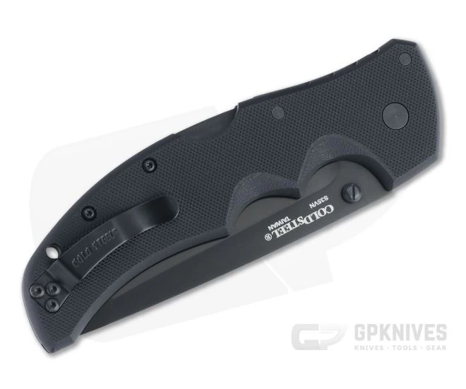 Cold Steel Recon 1 Tanto Black S35VN G10 Tri-Ad Back Lock Folder 27BT - Image 2