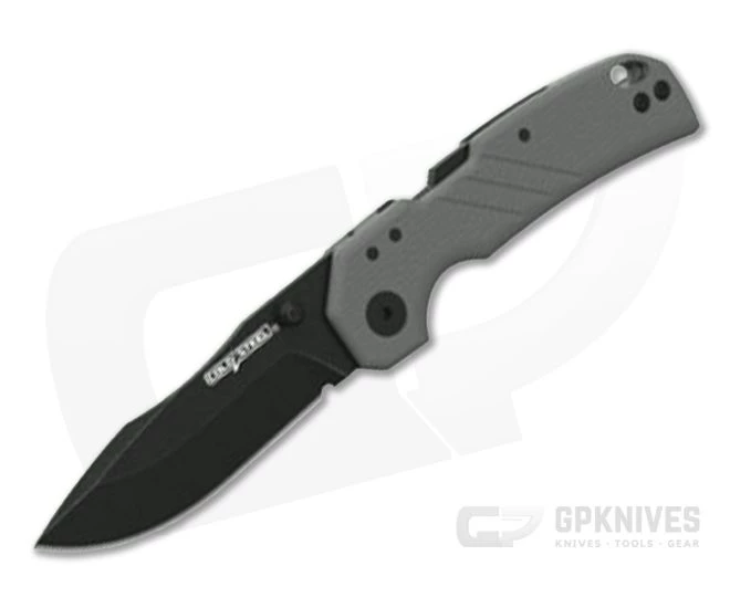 Cold Steel Engage Atlas Lock 3" Black Stonewashed AUS10A Gray G10 Folder FL-30DPLD-10BGY