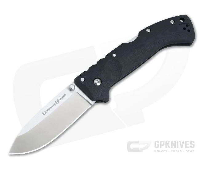 Cold Steel Ultimate Hunter Satin CPM-S35VN Black G10 Lock Back Folder 30U