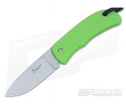Sakman Knives Pointer Friction Folder Neon Green G10