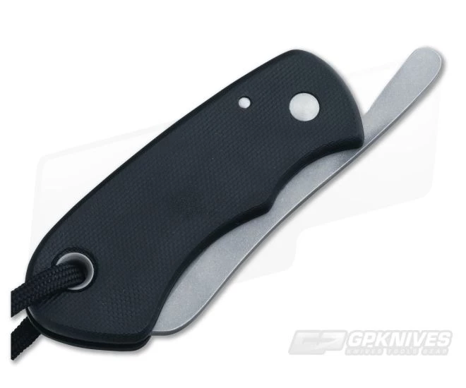 Sakman Knives Chappy Friction Folder Black G10 - Image 2