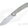 Kershaw Federalist Stonewashed CPM-154 Green Micarta USA Slip Joint Folder 4320