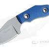 Sakman Knives Cleaver Neck Knife Blasted N690 Blue/Black G10 Fixed Blade 4407