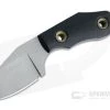 Sakman Knives Cleaver Neck Knife Blasted N690 Black G10 Fixed Blade 4408