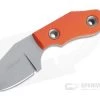 Sakman Knives Cleaver Neck Knife Blasted N690 Orange G10 Fixed Blade 4411