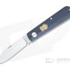 Sakman Knives Oryx Spear Point Satin N690 Blue Canyon Richlite Slip Joint Folder 4576