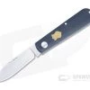 Sakman Knives Oryx Spear Point Satin N690 Blue Canyon Richlite Slip Joint Folder 4577