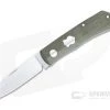 Sakman Knives Rhino Sheepsfoot Satin N690 Green Micarta Slip Joint Folder 4581