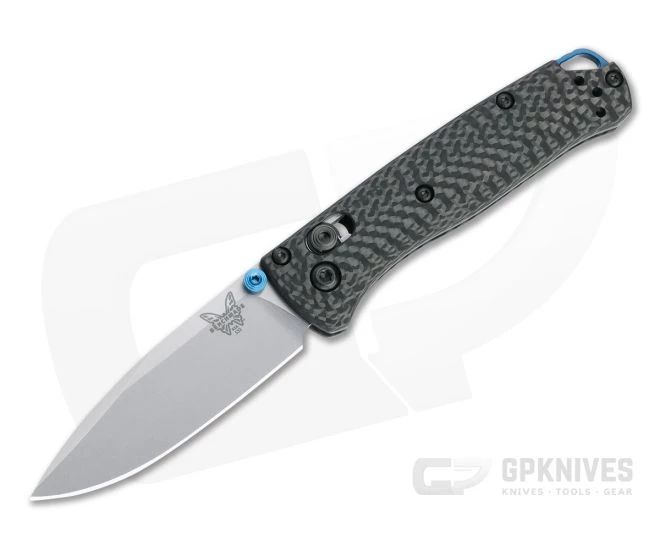 Benchmade Mini Bugout Carbon Fiber S90V Drop Point AXIS Lock Folder 533-3