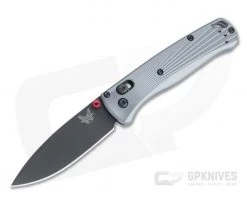 Benchmade Bugout Black M390 Milled Gray Aluminum AXIS Lock Folder 535BK-4