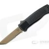 Benchmade Shootout Flat Earth Serrated Cruwear Graphite Black CF-Elite OTF Automatic Knife 5370SFE