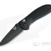 Benchmade 551BK-S30V Griptilian Drop Point Black Plain
