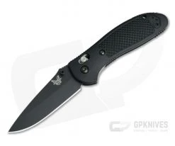 Benchmade 551BK-S30V Griptilian Drop Point Black Plain