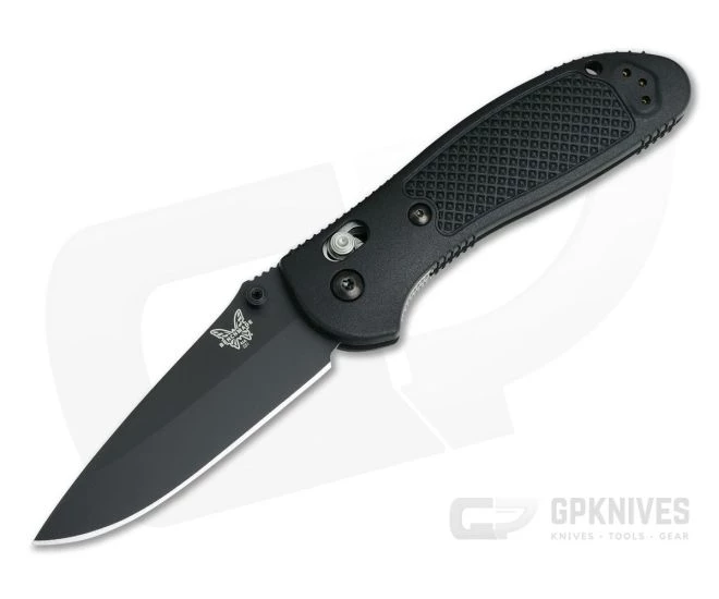 Benchmade 551BK-S30V Griptilian Drop Point Black Plain