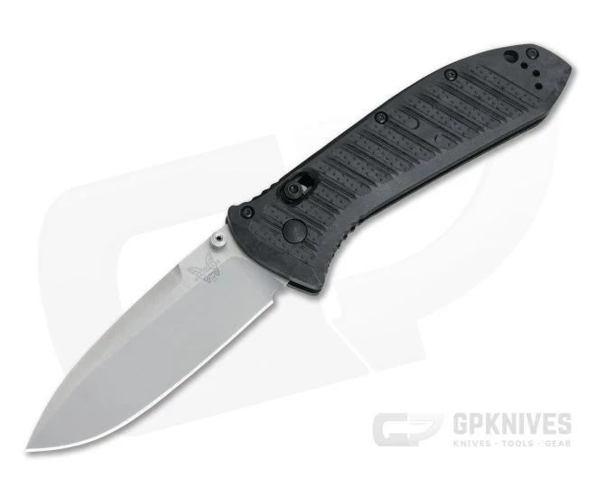 Benchmade Manual Presidio II Black CF-Elite Plain S30V AXIS Lock Folder 570-1