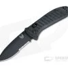 Benchmade Manual Presidio II Black CF-Elite Black Serrated S30V AXIS Lock Folder 570SBK-1