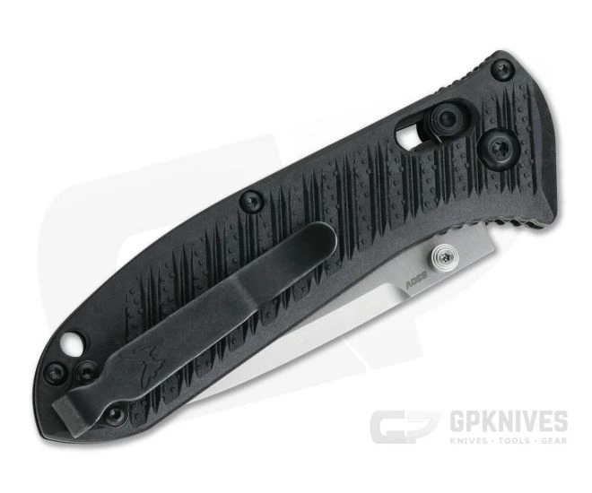 Benchmade Mini Presidio II Manual Black CF-Elite Plain S30V AXIS Lock Folder 575-1 - Image 2