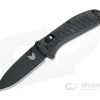 Benchmade Mini Presidio II Manual Black CF-Elite Black Plain S30V AXIS Lock Folder 575BK-1