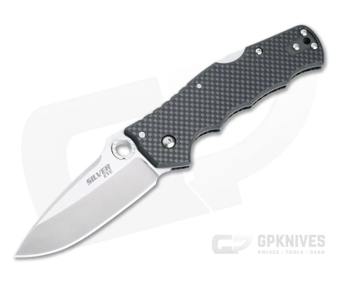 Cold Steel Silver Eye Elite Spear Point S35VN Carbon Fiber Folder 62QCFB