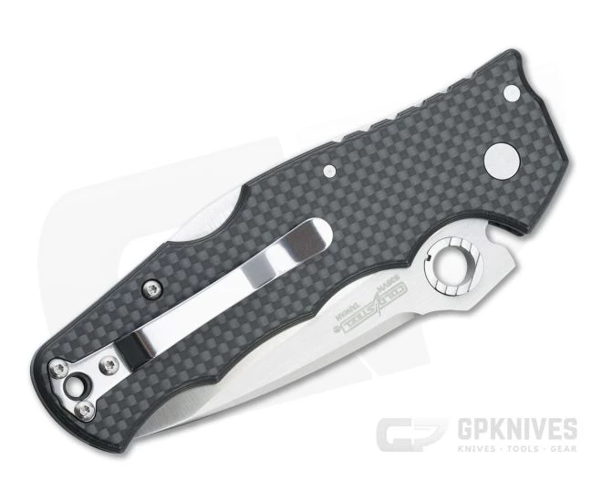 Cold Steel Silver Eye Elite Spear Point S35VN Carbon Fiber Folder 62QCFB - Image 2