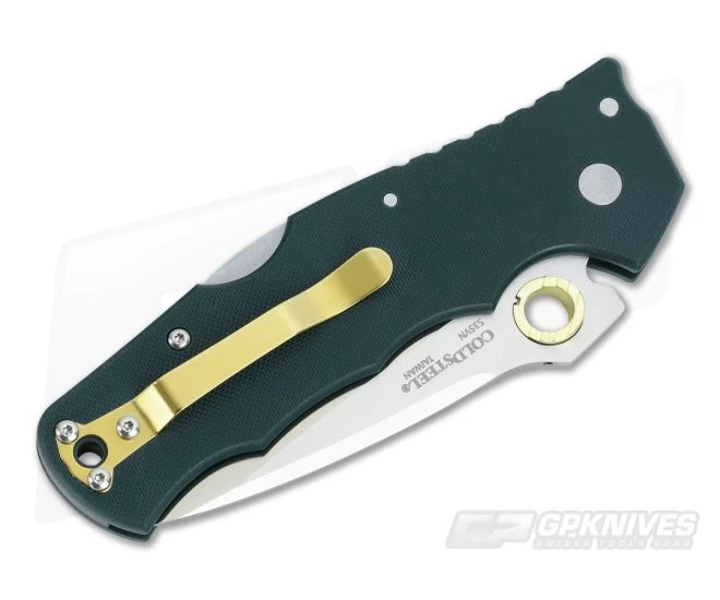 Cold Steel Golden Eye Spear Point Green G10 S35VN 62QFGS - Image 2