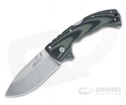 Cold Steel 4-Max Elite Demko Stonewashed S35VN Green/Black G10 Tri-Ad Lock Folder 62RMA