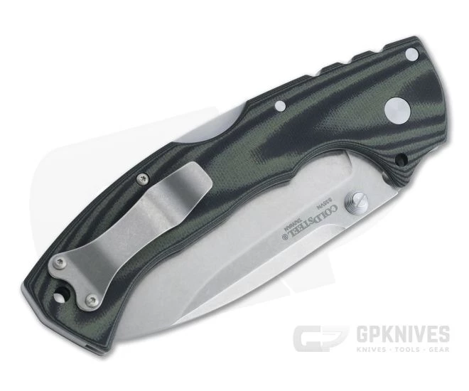 Cold Steel 4-Max Elite Demko Stonewashed S35VN Green/Black G10 Tri-Ad Lock Folder 62RMA - Image 2