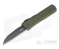 Axial Shift Wharncliffe DLC S35VN OD Green OTF Automatic