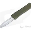 Axial Shift Double Edge Stonewashed S35VN OD Green OTF Automatic