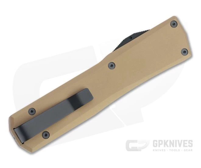 Axial Shift Double Edge Blackwashed S35VN Tan OTF Automatic - Image 2